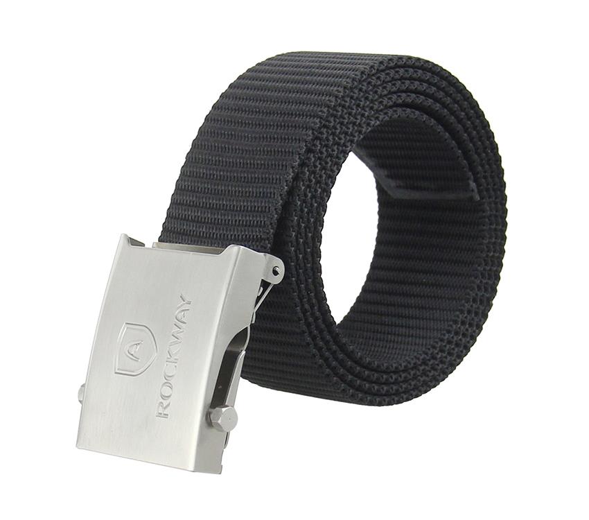 čierny nylonový vojenský pás black nylon military belt