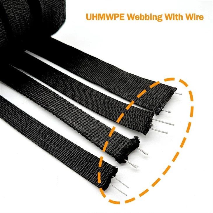 Cut Resistant High Strength UHMWPE Strap for Pet Gear